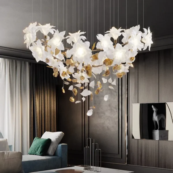 Fluttering Flowers Chandelier W