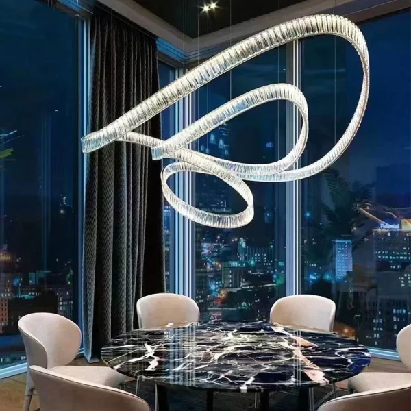 Flying Ribbon Crystal Chandelier