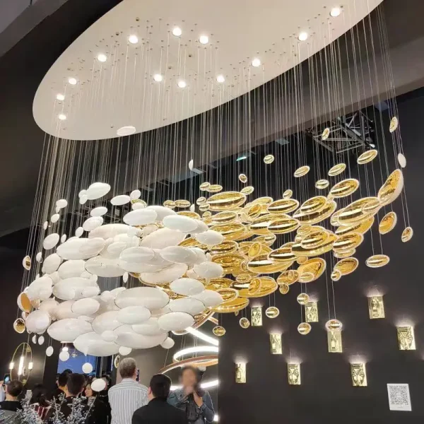 Goose Egg Cascading Chandelier