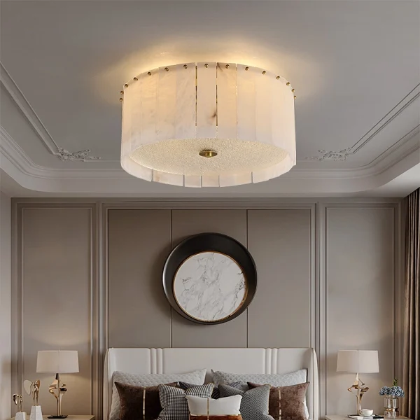 Marble Slice Ring Ceiling Light