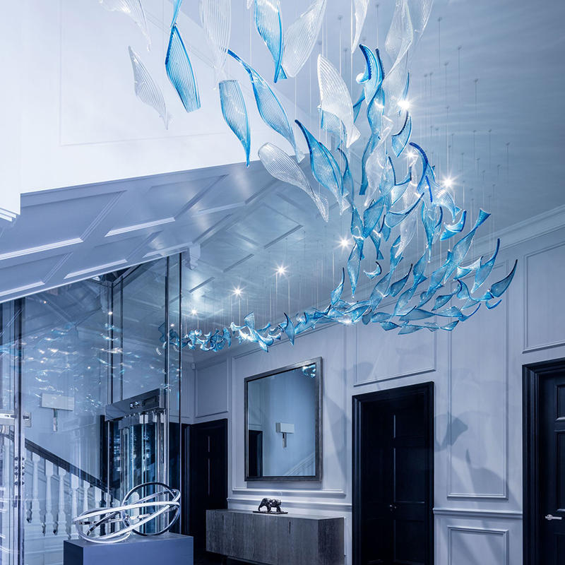 Ocean Glass Chandelier