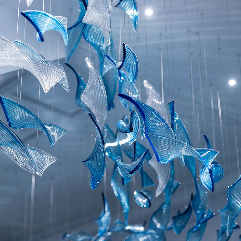 Ocean Glass Chandelier - Image 3