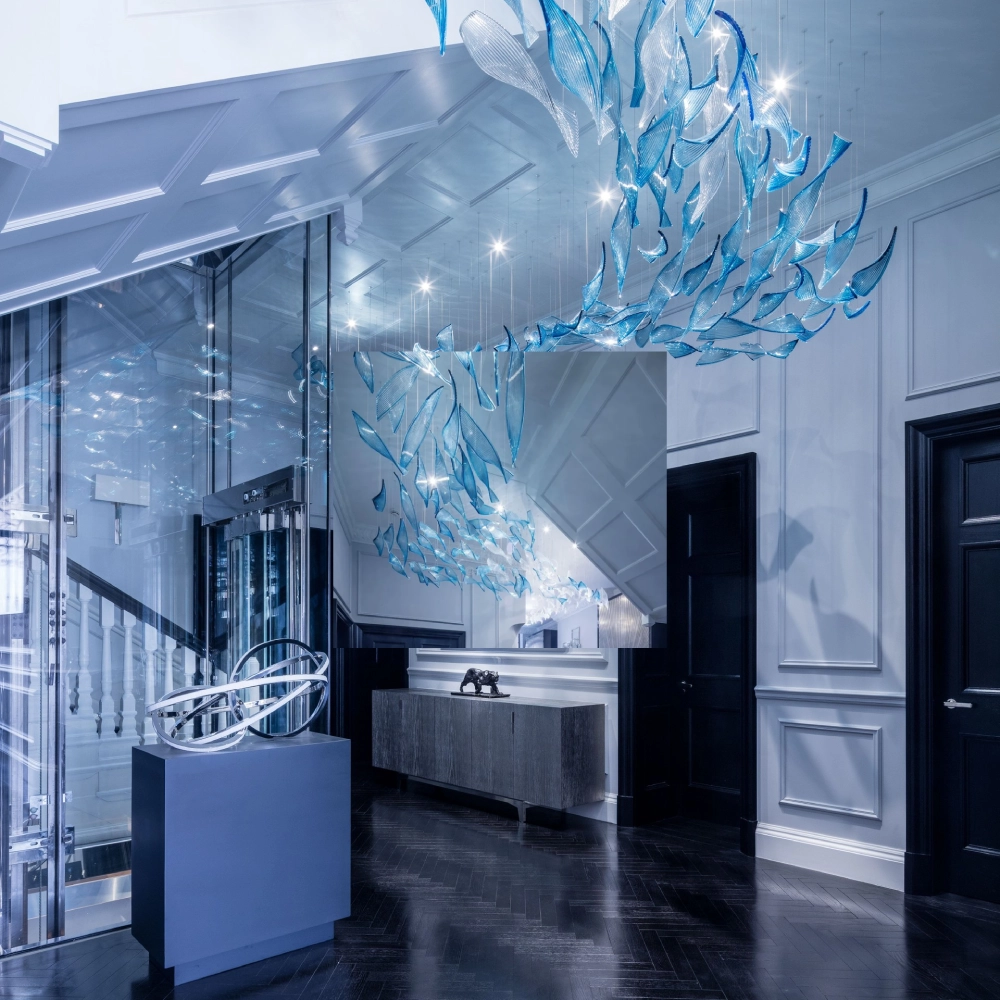 Ocean Glass Chandelier - Image 5