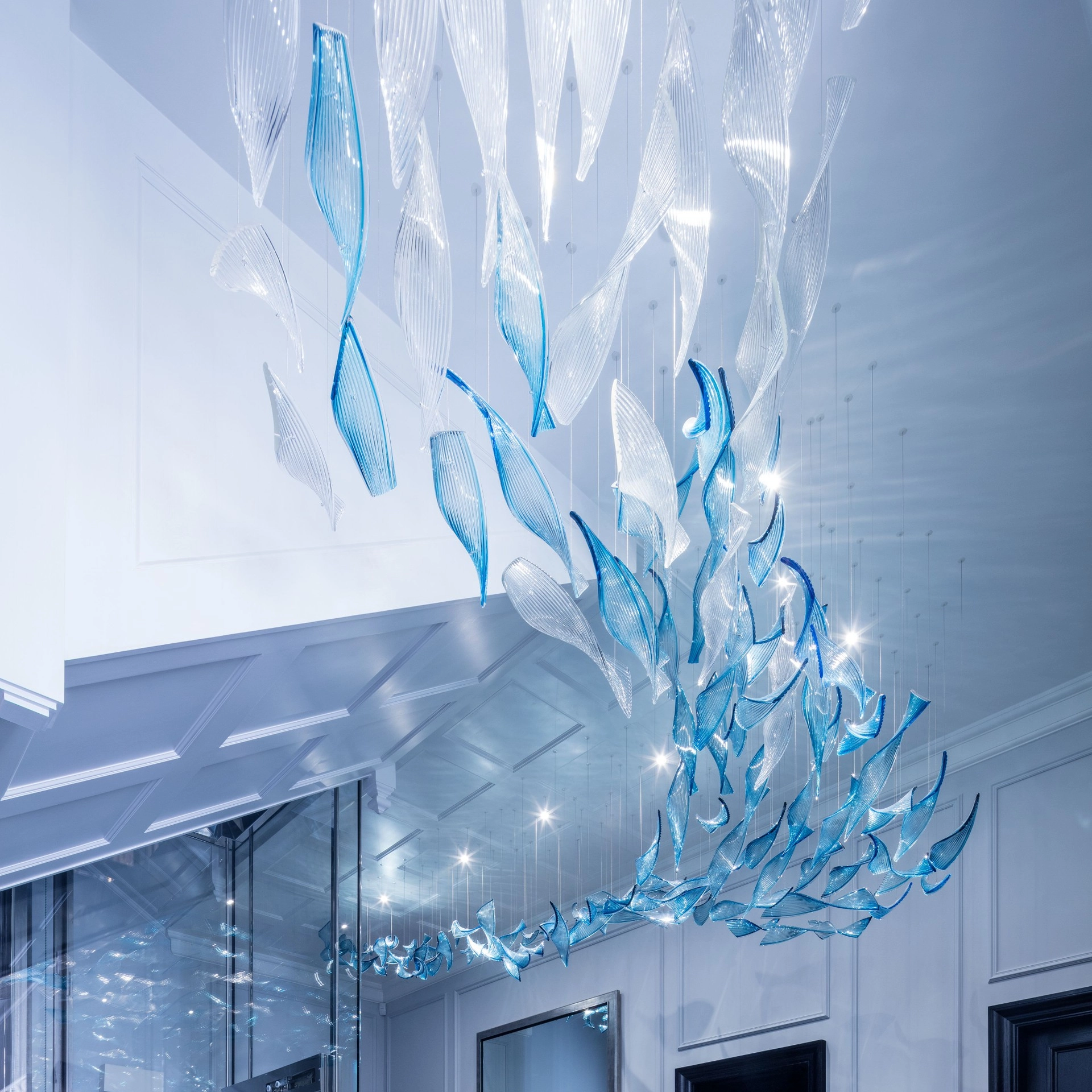 Ocean Glass Chandelier - Image 2