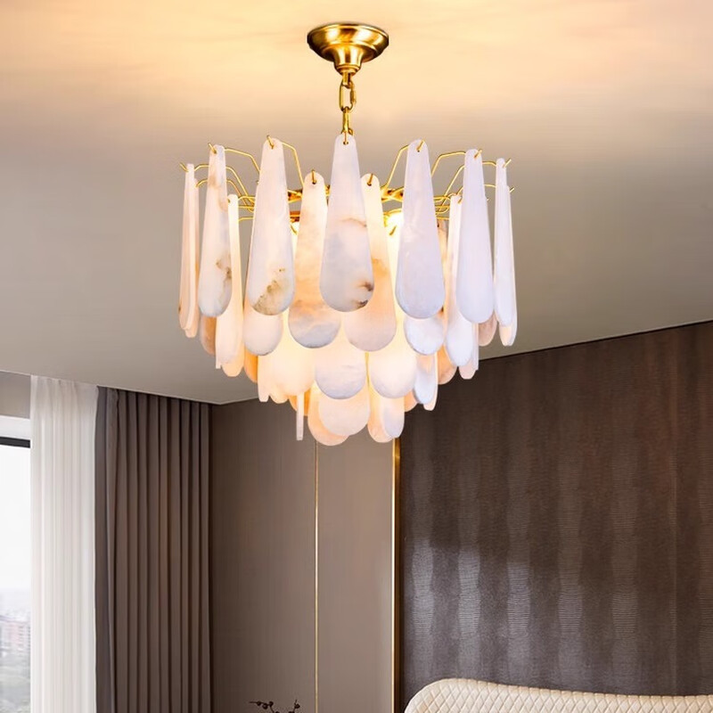 Spanish Marble Water Drop Chandelier - Image 2