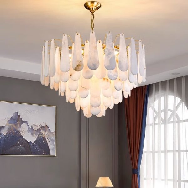 Spanish Marble Water Drop Chandelier