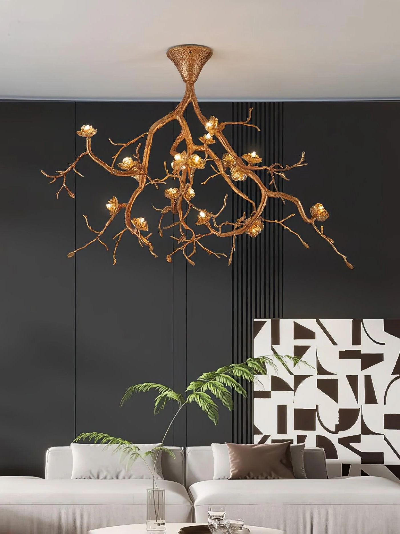 Tree Branch Ceiling Lamp - Image 9