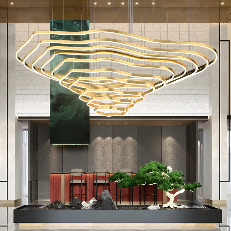 Lobby Terraced Field Chandelier - Image 6