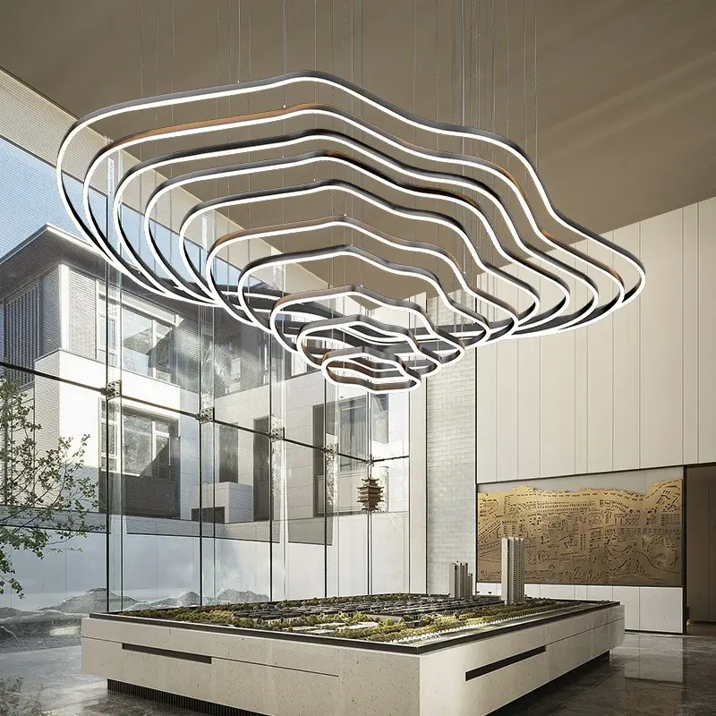 Lobby Terraced Field Chandelier - Image 5