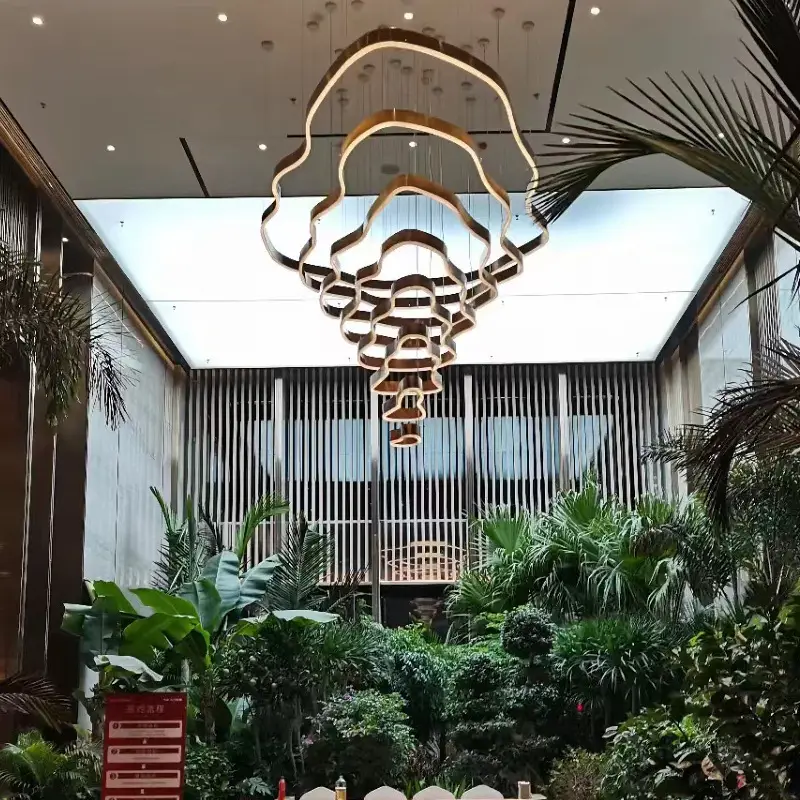 Lobby Terraced Field Chandelier - Image 4