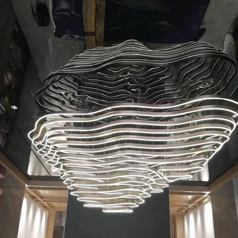 Lobby Terraced Field Chandelier - Image 2