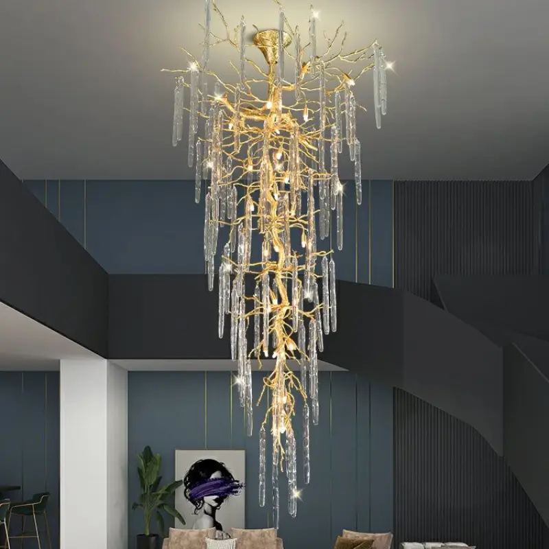 Tree Branch Ice Crystal Chandelier